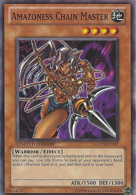 Amazoness Chain Master [GLD3-EN017] Common | Devastation Store