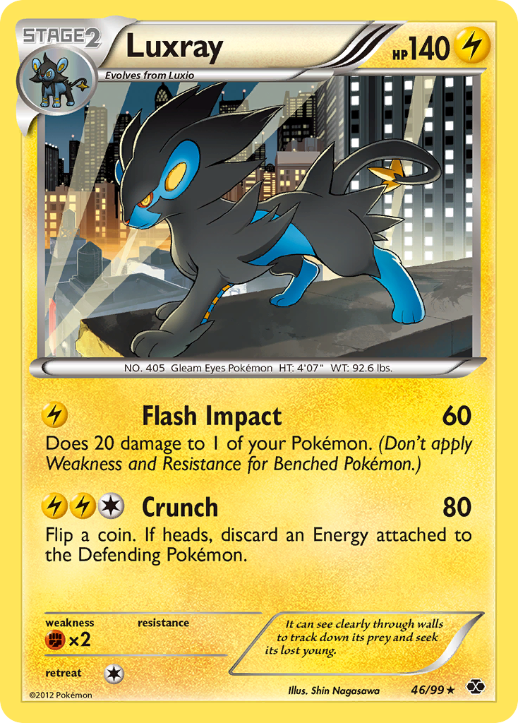 Luxray (46/99) [Black & White: Next Destinies] | Devastation Store