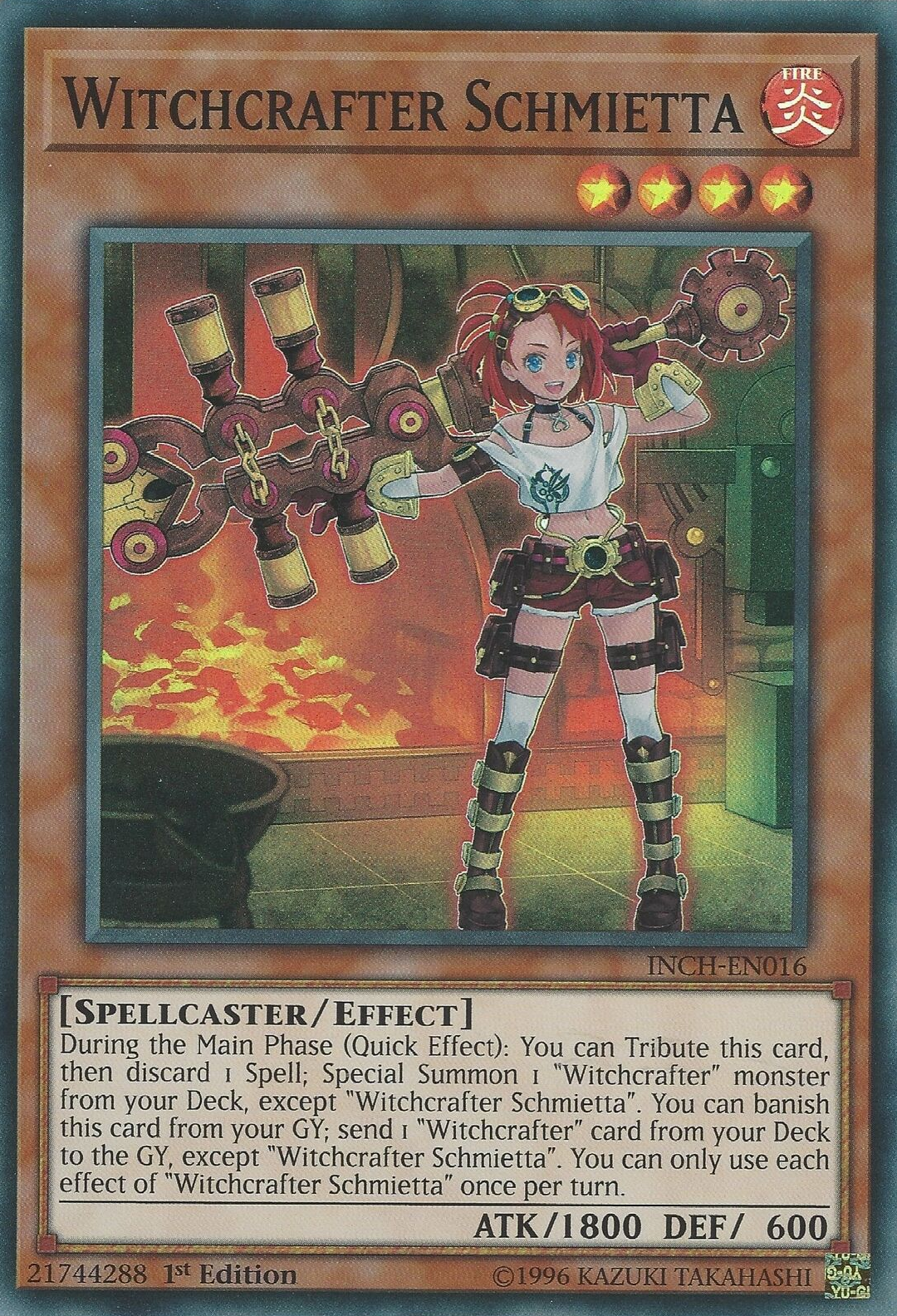Witchcrafter Schmietta [INCH-EN016] Super Rare | Devastation Store