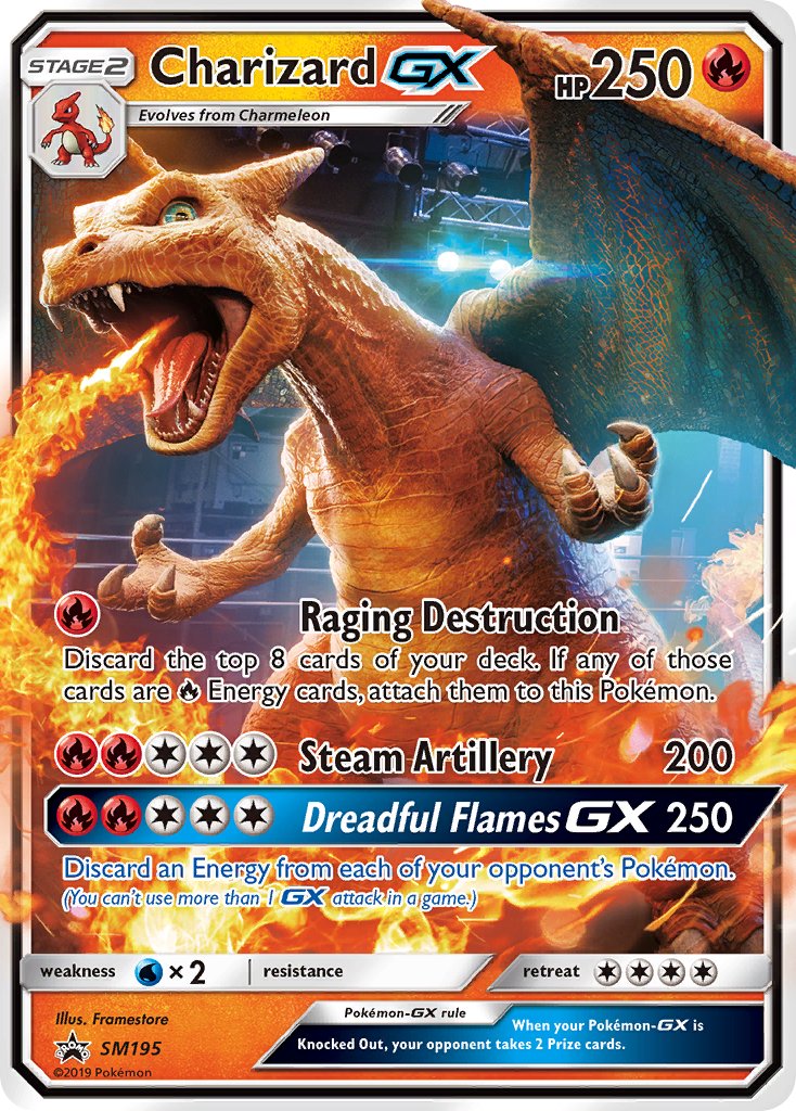 Charizard GX (SM195) [Sun & Moon: Black Star Promos] | Devastation Store