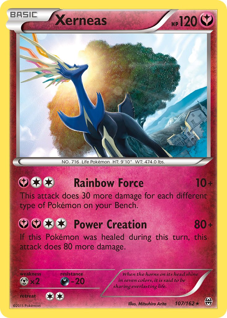 Xerneas (107/162) (Theme Deck Exclusive) [XY: BREAKthrough] | Devastation Store