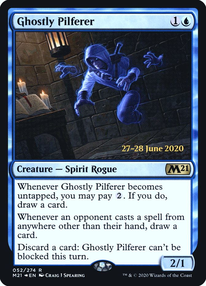 Ghostly Pilferer  [Core Set 2021 Prerelease Promos] | Devastation Store