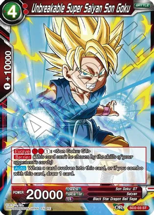 Unbreakable Super Saiyan Son Goku [SD2-03] | Devastation Store