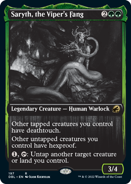 Saryth, the Viper's Fang [Innistrad: Double Feature] | Devastation Store