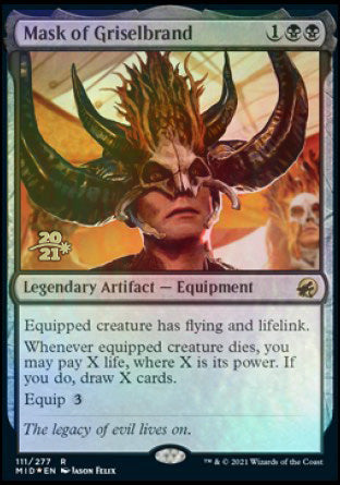 Mask of Griselbrand [Innistrad: Midnight Hunt Prerelease Promos] | Devastation Store