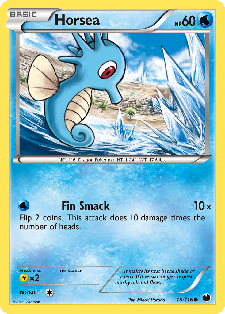 Horsea (18/116) [Black & White: Plasma Freeze] | Devastation Store