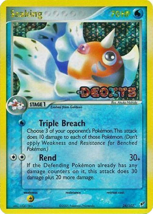Seaking (24/107) (Stamped) [EX: Deoxys] | Devastation Store