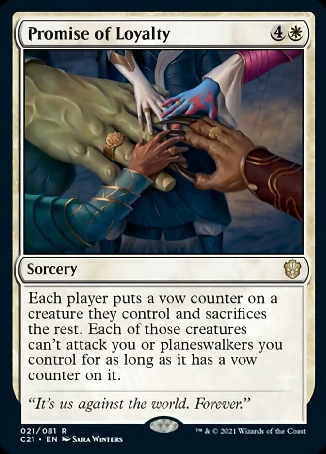 Promise of Loyalty [Commander 2021] | Devastation Store