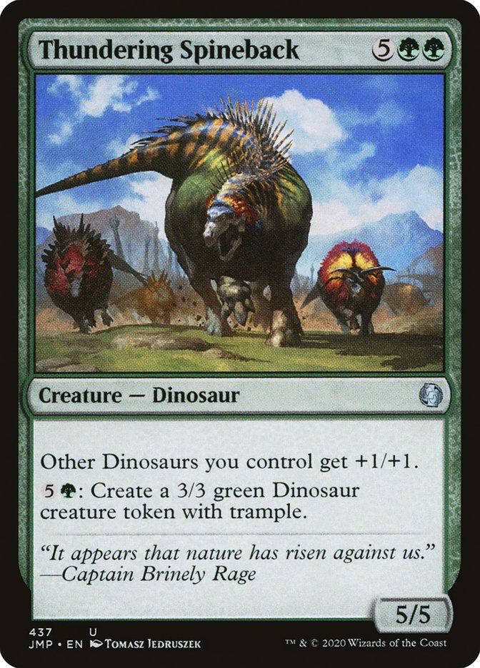 Thundering Spineback [Jumpstart] | Devastation Store
