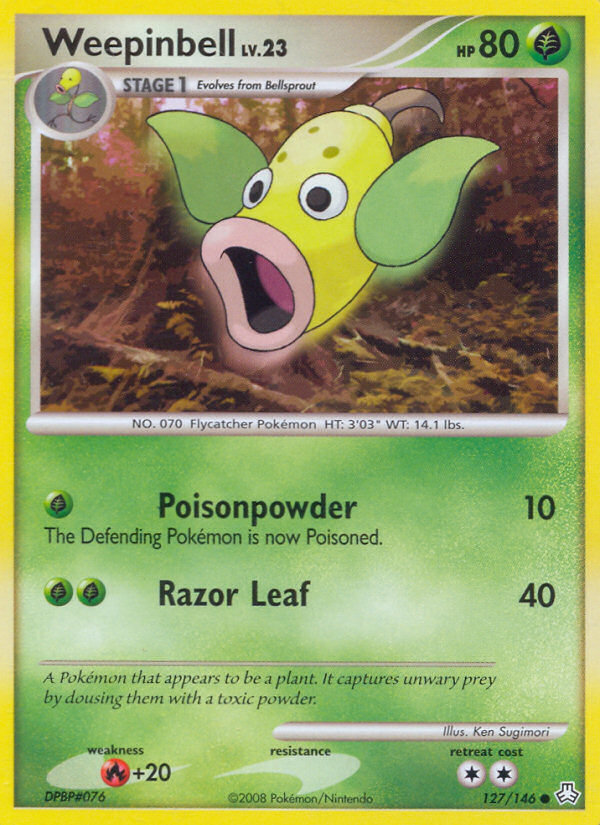 Weepinbell (127/146) [Diamond & Pearl: Legends Awakened] | Devastation Store