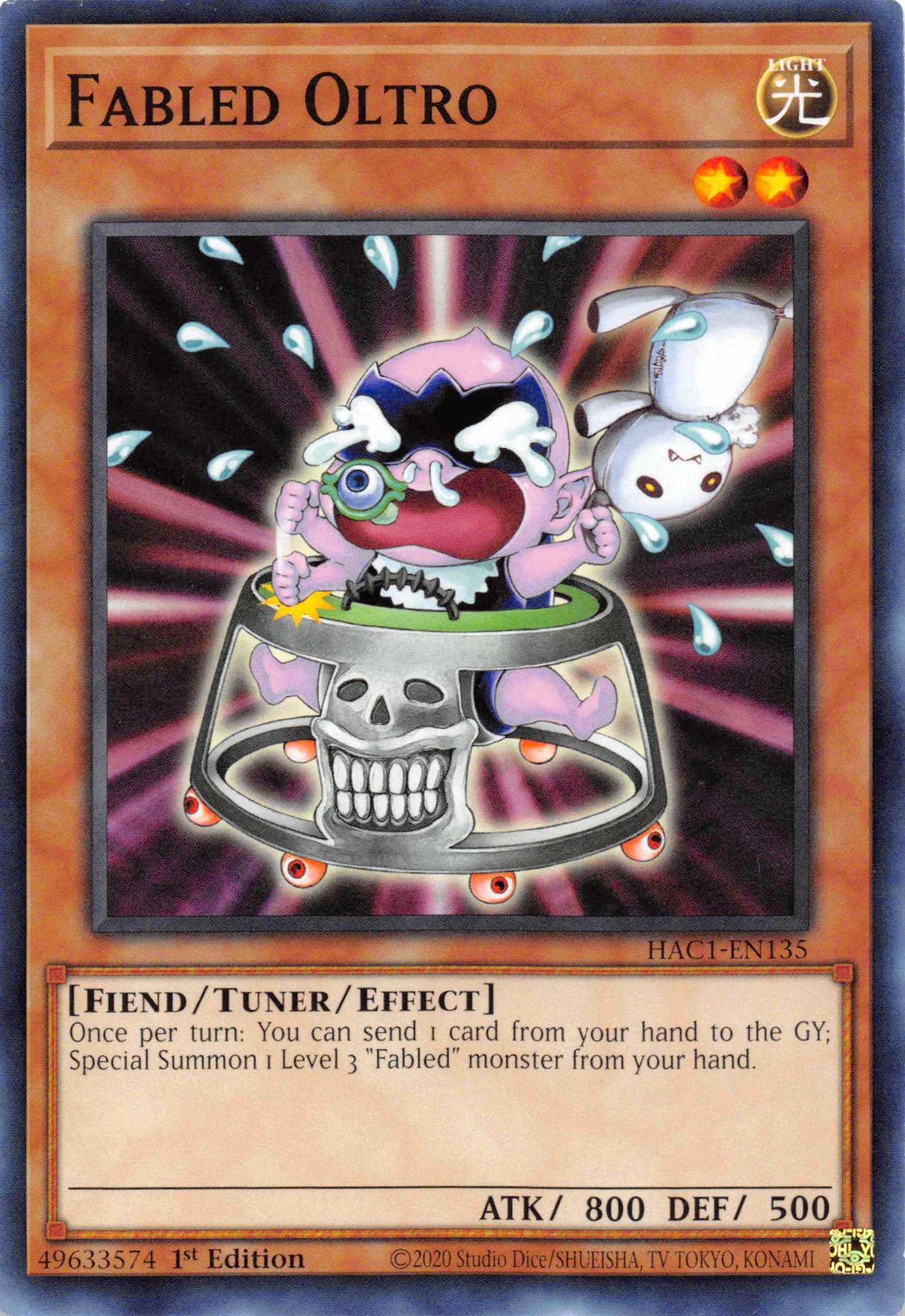 Fabled Oltro [HAC1-EN135] Common | Devastation Store