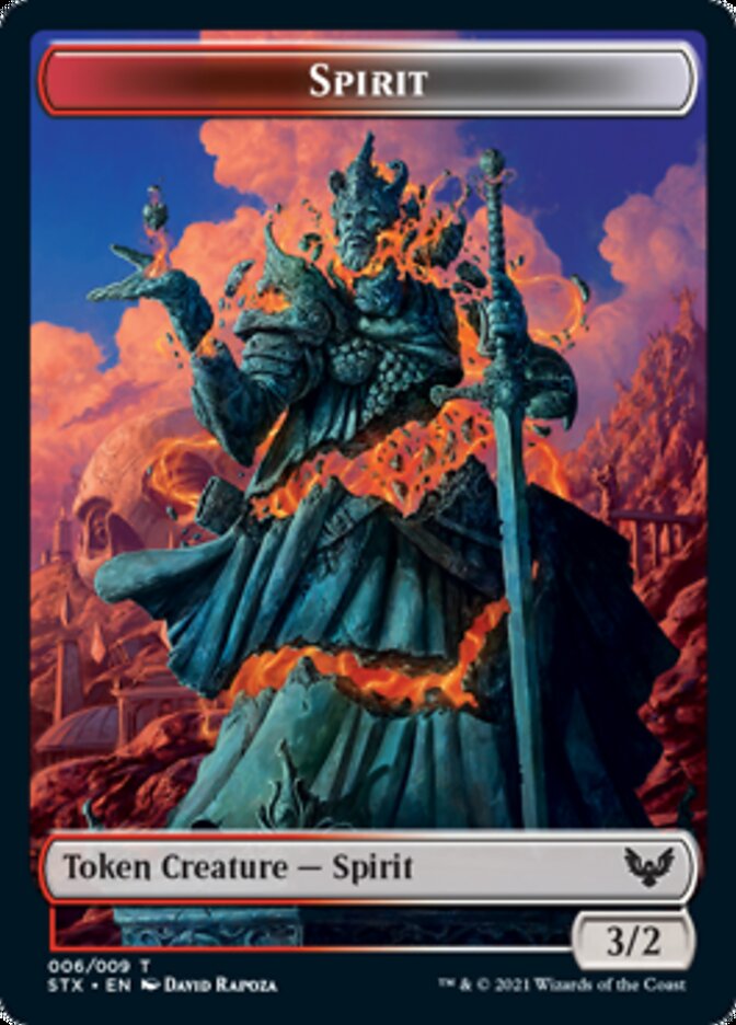 Spirit // Avatar Token [Strixhaven: School of Mages Tokens] | Devastation Store