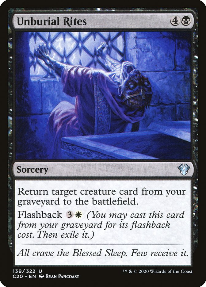 Unburial Rites [Commander 2020] | Devastation Store