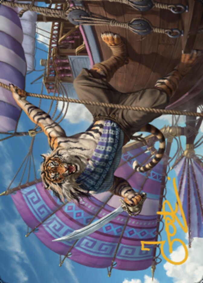 Jedit Ojanen, Mercenary Art Card (Gold-Stamped Signature) [Dominaria United Art Series] | Devastation Store