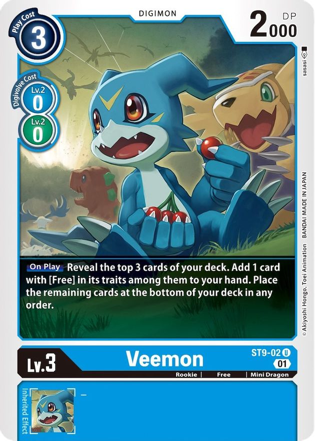 Veemon [ST9-02] [Starter Deck: Ultimate Ancient Dragon] | Devastation Store