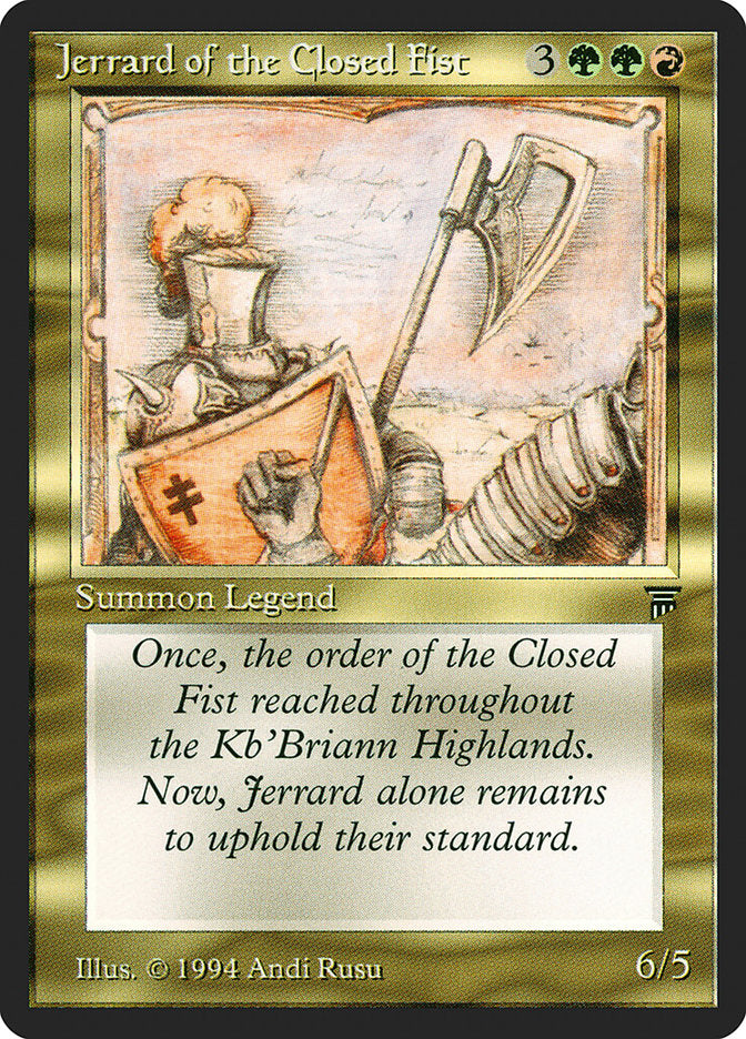 Jerrard of the Closed Fist [Legends] - Devastation Store | Devastation Store