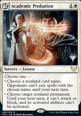 Academic Probation (Promo Pack) [Strixhaven: School of Mages Promos] | Devastation Store