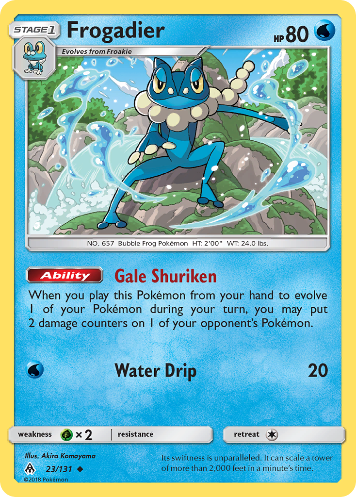 Frogadier (23/131) [Sun & Moon: Forbidden Light] | Devastation Store