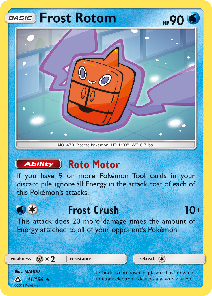 Frost Rotom (41/156) [Sun & Moon: Ultra Prism] | Devastation Store
