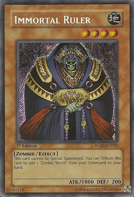 Immortal Ruler [RGBT-EN082] Secret Rare | Devastation Store