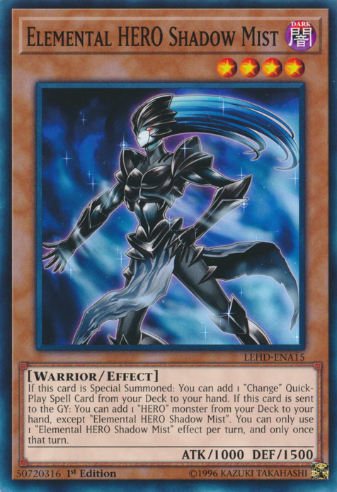 Elemental Hero Shadow Mist [LEHD-ENA15] Common | Devastation Store
