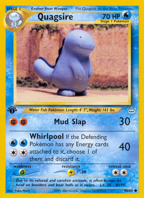 Quagsire (48/64) [Neo Revelation 1st Edition] | Devastation Store