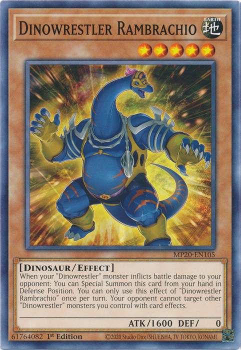 Dinowrestler Rambrachio [MP20-EN105] Common | Devastation Store