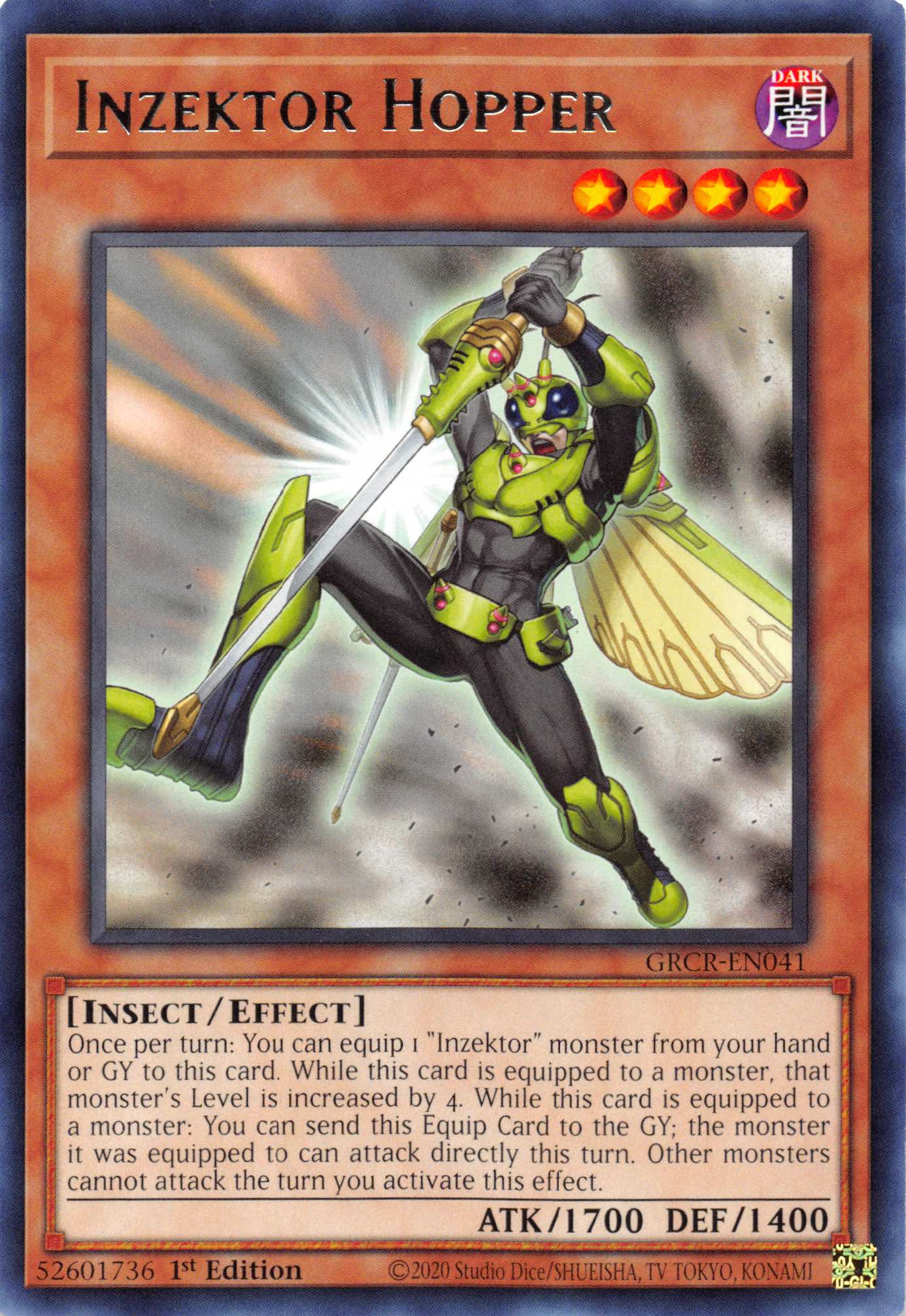 Inzektor Hopper [GRCR-EN041] Rare | Devastation Store