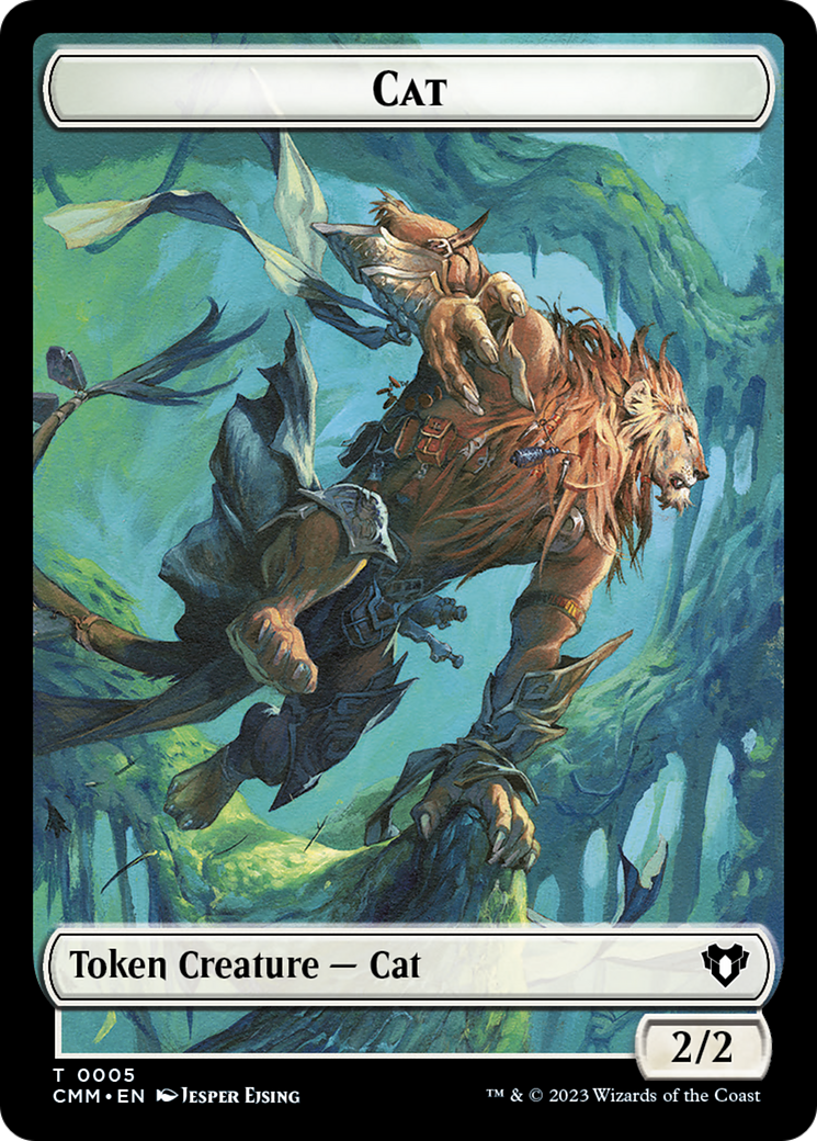 Cat Token (05) [Commander Masters Tokens] | Devastation Store