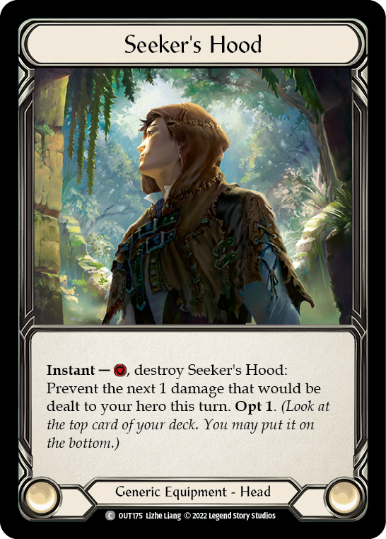Seeker's Hood [OUT175] (Outsiders)  Cold Foil | Devastation Store