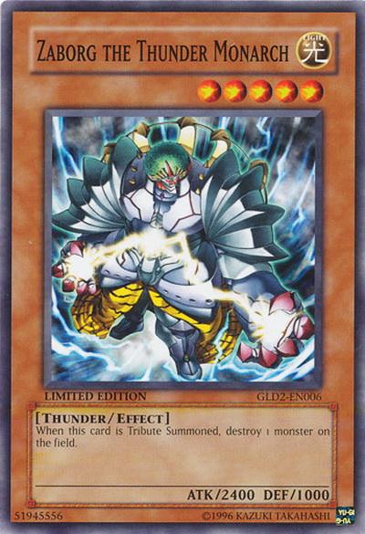 Zaborg the Thunder Monarch [GLD2-EN006] Common | Devastation Store