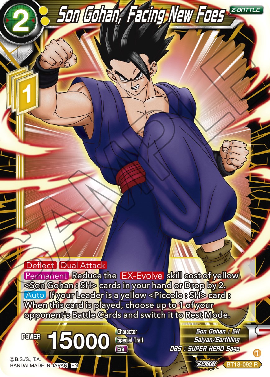 Son Gohan, Facing New Foes (BT18-092) [Dawn of the Z-Legends] | Devastation Store