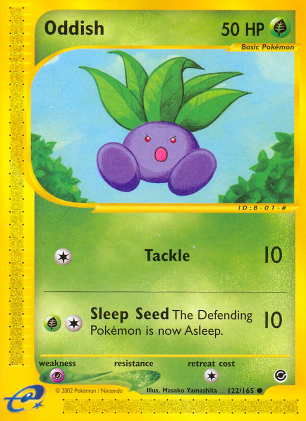 Oddish (122/165) [Expedition: Base Set] | Devastation Store