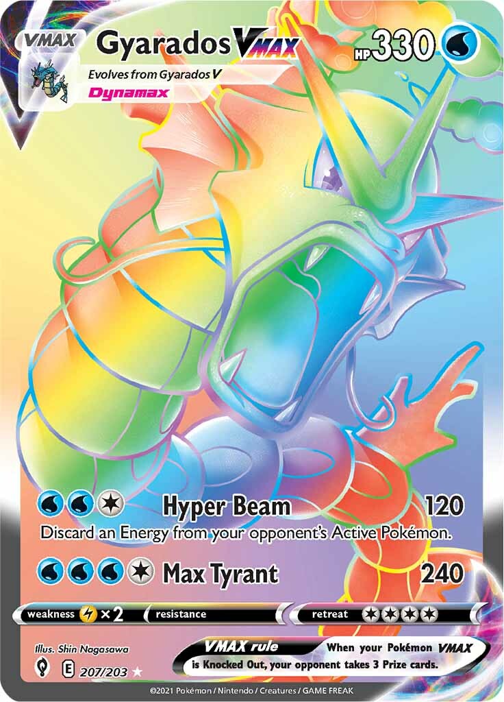 Gyarados VMAX (207/203) [Sword & Shield: Evolving Skies] | Devastation Store