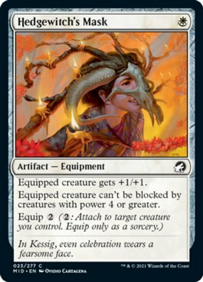 Hedgewitch's Mask [Innistrad: Midnight Hunt] | Devastation Store