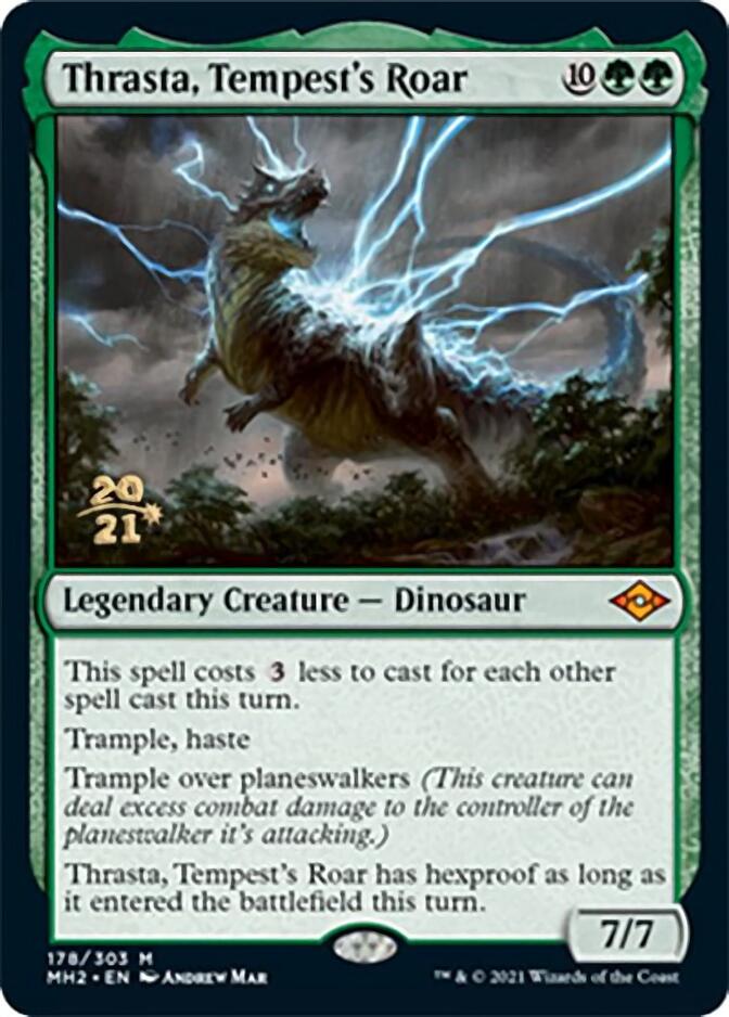 Thrasta, Tempest's Roar [Modern Horizons 2 Prerelease Promos] | Devastation Store