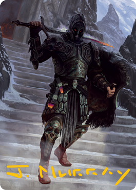 Dakkon, Shadow Slayer Art Card (49) (Gold-Stamped Signature) [Modern Horizons 2 Art Series] | Devastation Store