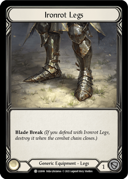 Ironrot Legs [LXI006] (Tales of Aria Lexi Blitz Deck)  1st Edition Normal | Devastation Store