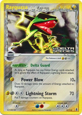 Rayquaza (13/113) (Delta Species) (Stamped) [EX: Delta Species] | Devastation Store