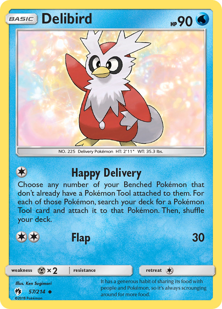 Delibird (57/214) [Sun & Moon: Lost Thunder] | Devastation Store