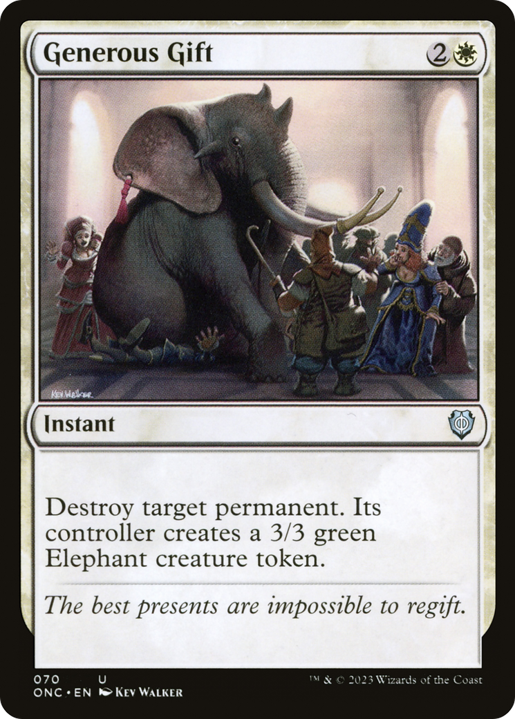 Generous Gift [Phyrexia: All Will Be One Commander] | Devastation Store