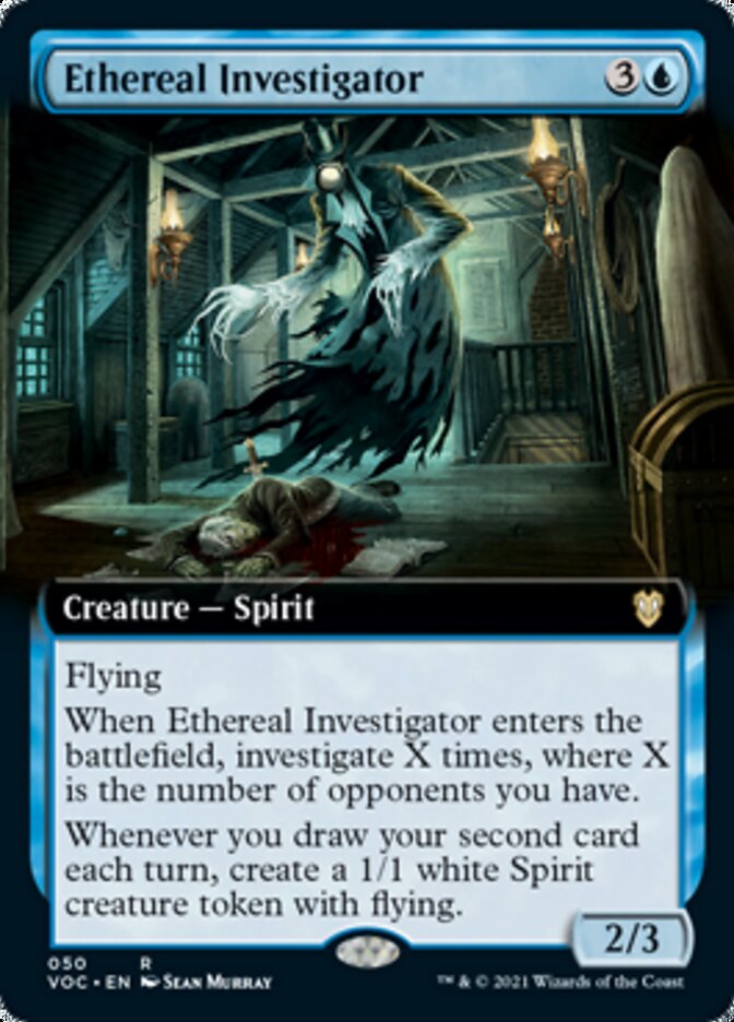 Ethereal Investigator (Extended) [Innistrad: Crimson Vow Commander] | Devastation Store