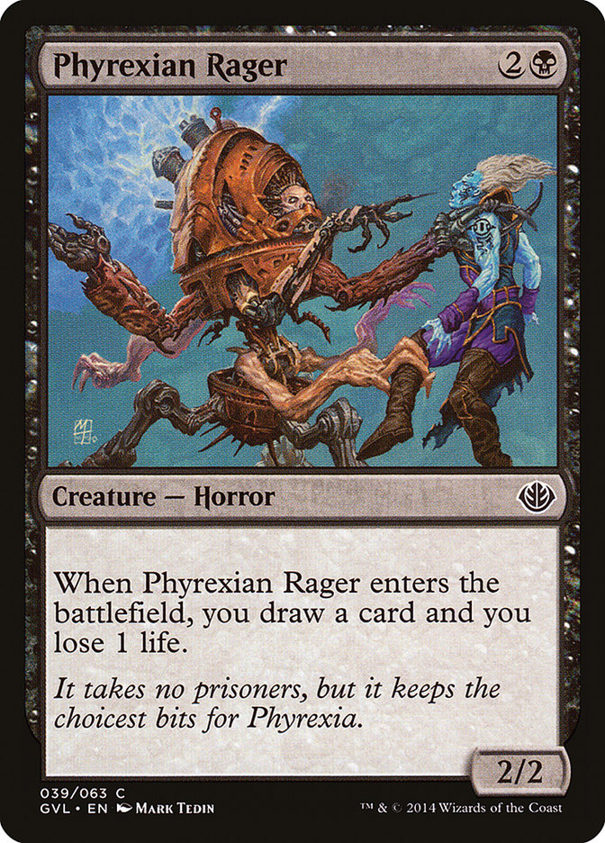 Phyrexian Rager (Garruk vs. Liliana) [Duel Decks Anthology] - Devastation Store | Devastation Store