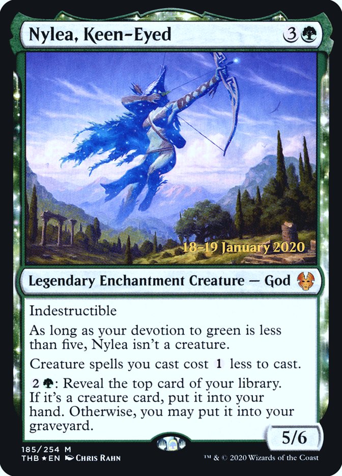 Nylea, Keen-Eyed [Theros Beyond Death Prerelease Promos] | Devastation Store