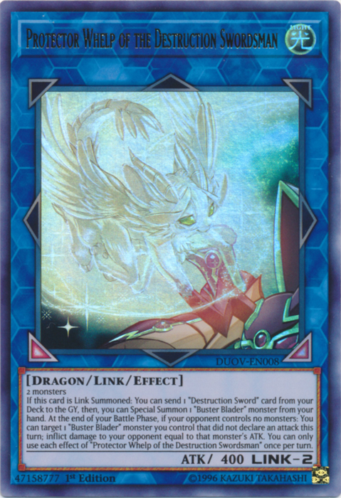 Protector Whelp of the Destruction Swordsman [DUOV-EN008] Ultra Rare | Devastation Store