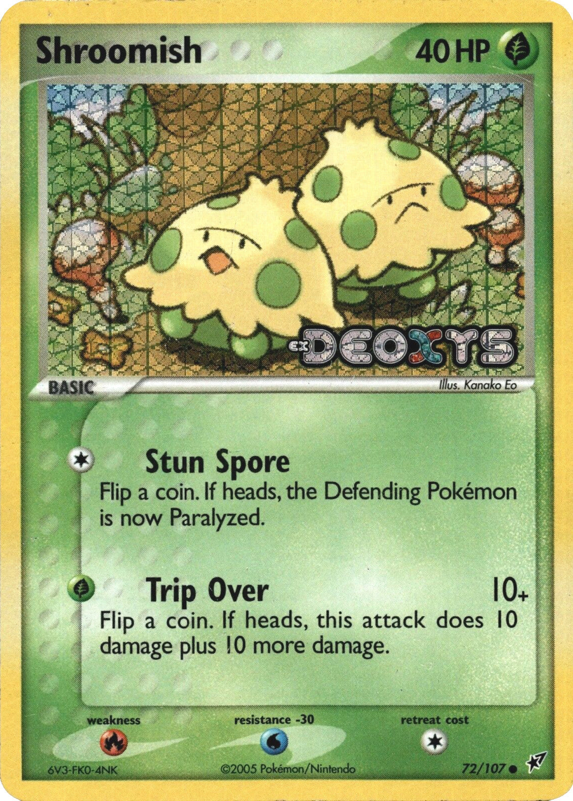 Shroomish (72/107) (Stamped) [EX: Deoxys] | Devastation Store