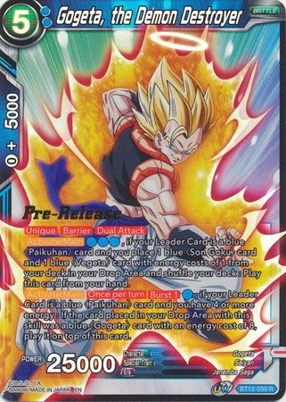 Gogeta, the Demon Destroyer (BT12-039) [Vicious Rejuvenation Prerelease Promos] | Devastation Store