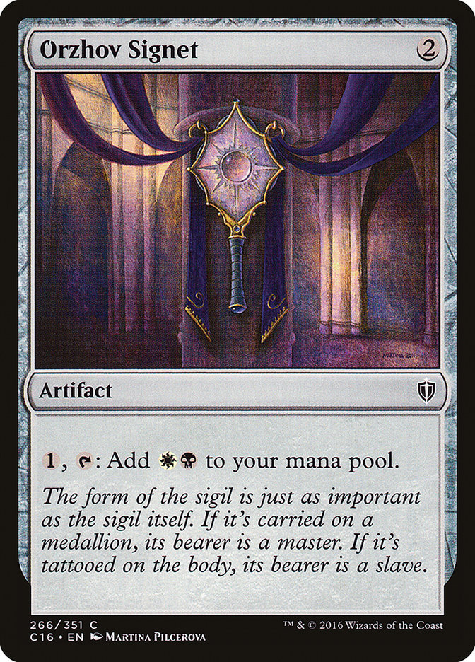 Orzhov Signet [Commander 2016] - Devastation Store | Devastation Store