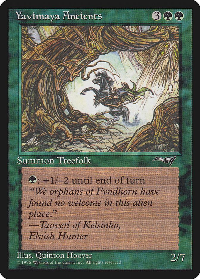 Yavimaya Ancients (Horse Art) [Alliances] | Devastation Store