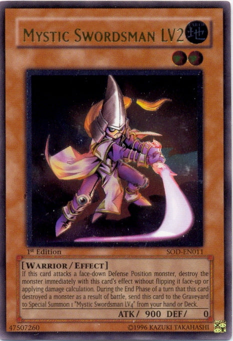 Mystic Swordsman LV2 [SOD-EN011] Ultimate Rare | Devastation Store
